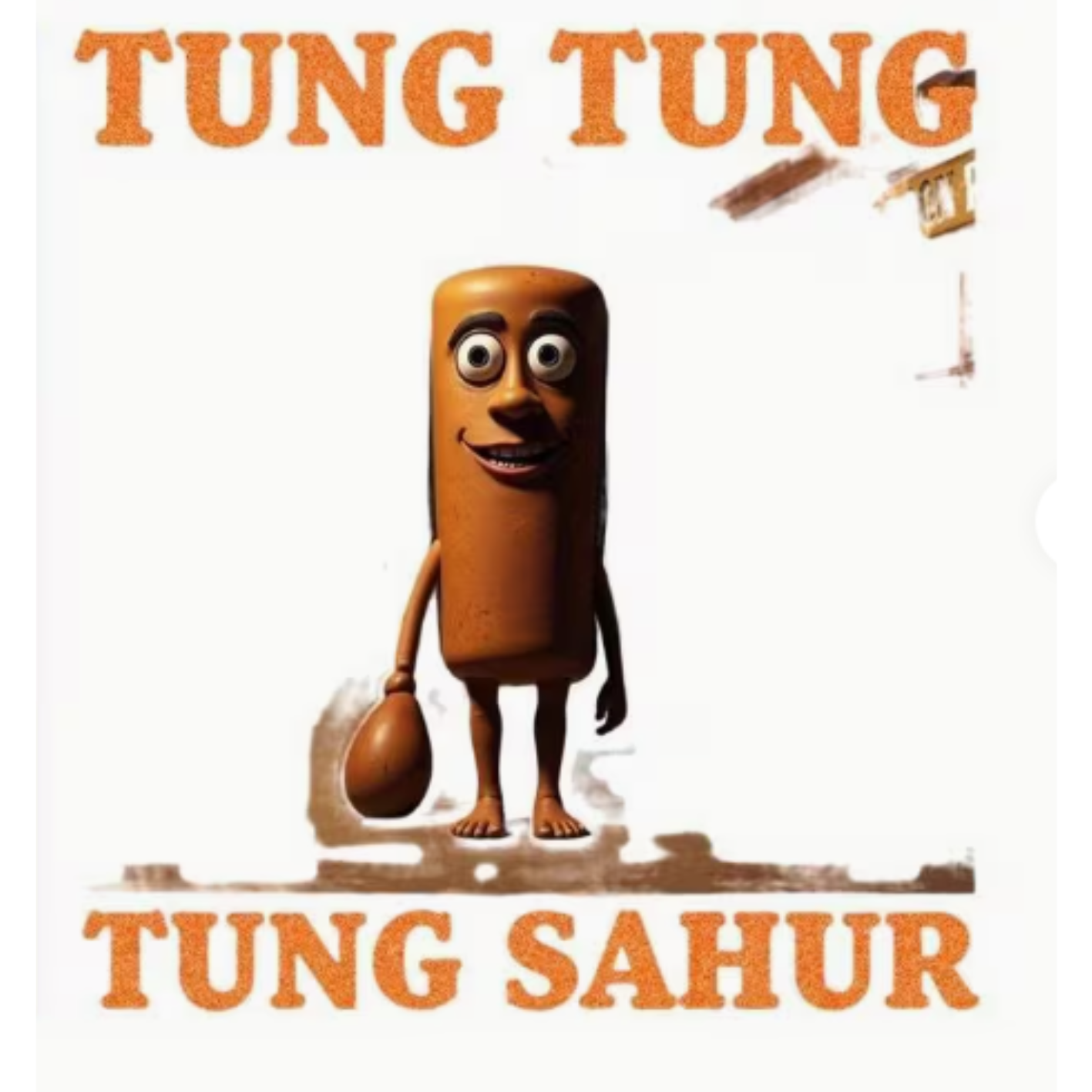 Amusing Print 'Tung Tung Tung Sahur'(Choose your Garment Separately)
