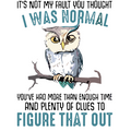 Amusing Print 'I Was Normal'(Choose your Garment Separately)