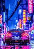 Metallic Print- Nissan GTR