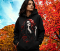 Dark Rose Gothic Style Hoodie
