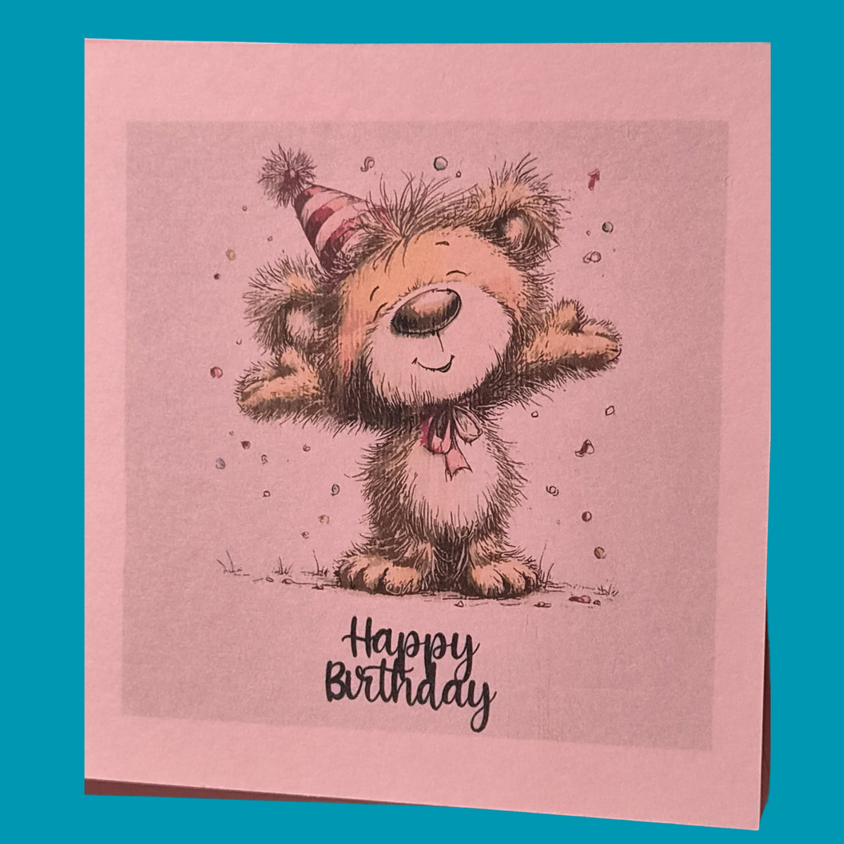 Happy Birthday Card 12.8x12.8cm