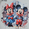 Mickey & Mini Print (Please Choose a Garment Separately)