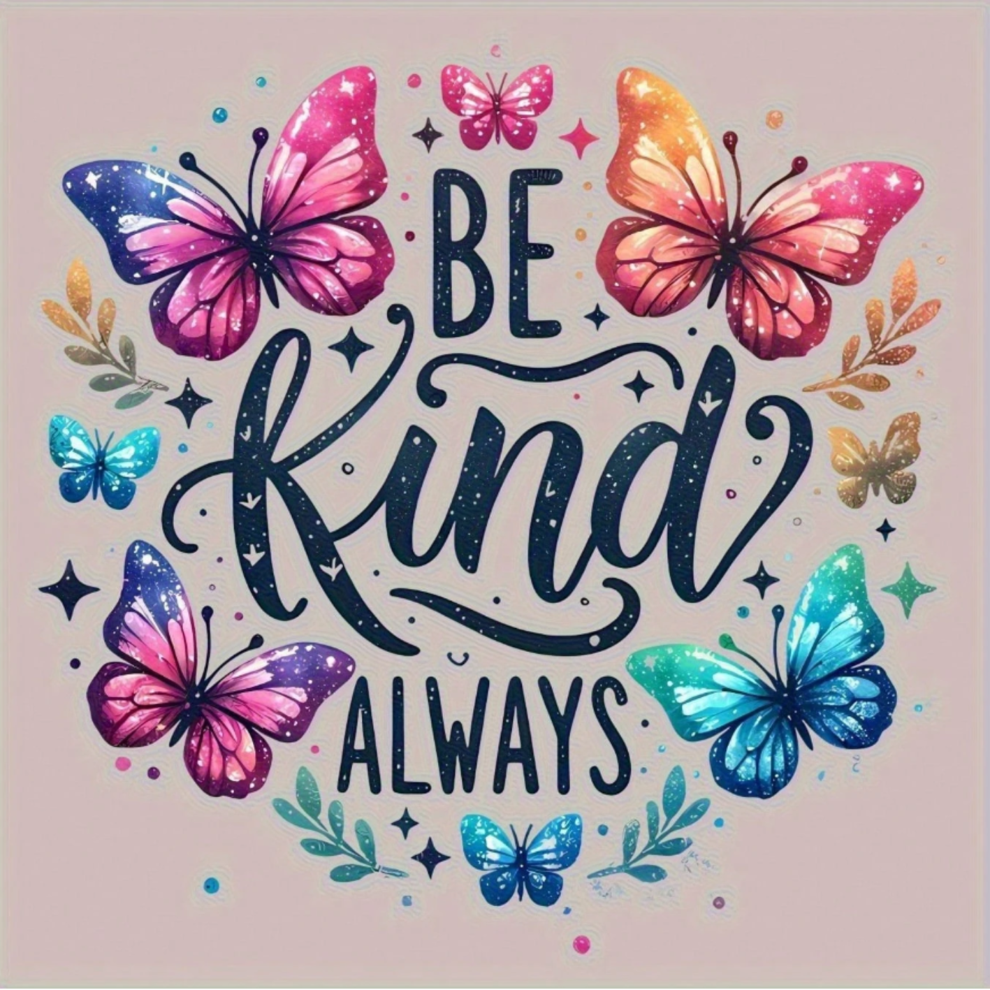 Be Kind Always Print (Choose your Garment Separately)