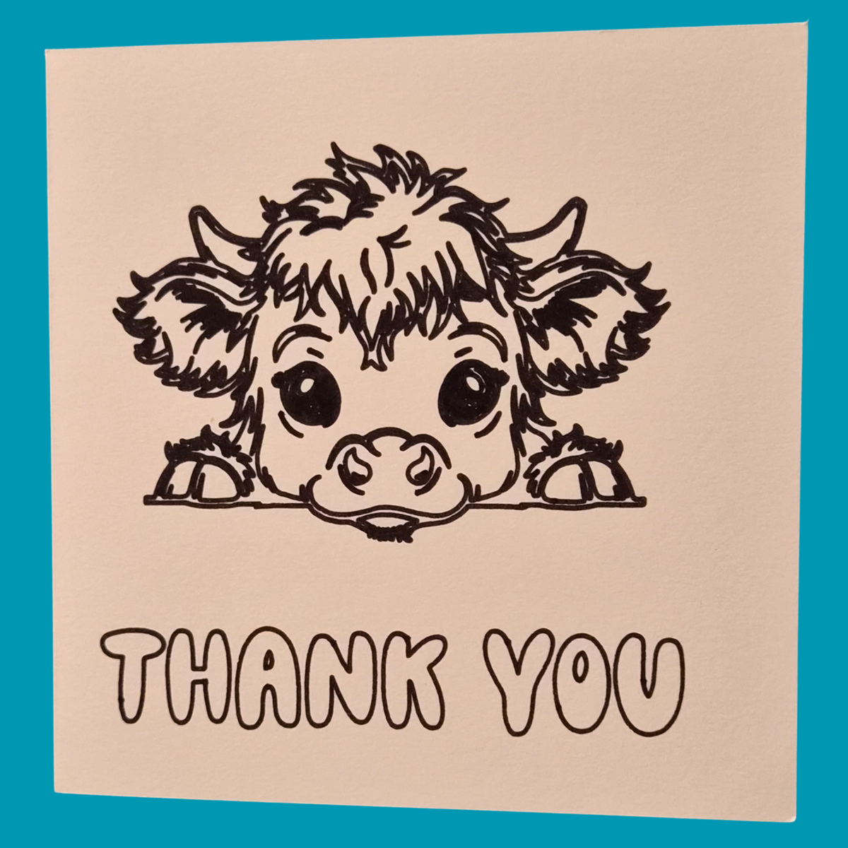 Thank You Card 15.2 x 15.2 cm