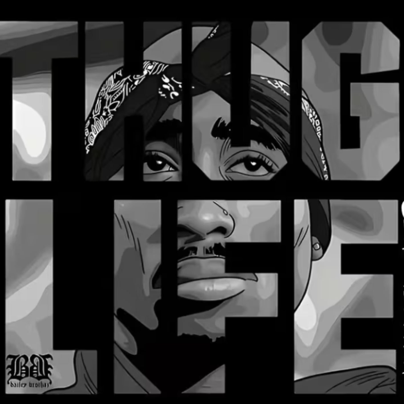 Thug Life Print (Please Choose a Garment Separately)