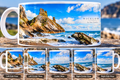 Sean Scanlon's Mug- Wicklow Black Castle with Beach