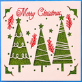 Handmade Christmas Card 15.2 x 15.2 cm